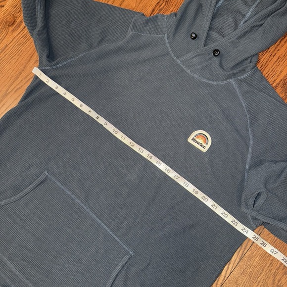 Howler Brothers Palo Duro Grid Fleece Hoodie Men's XL Blue Grey Performance - Picture 6 of 6